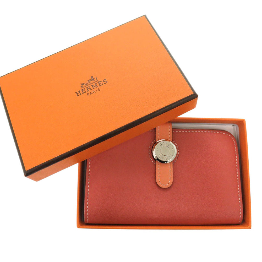 HERMES Coin case Swift Crevetto Dogon Women Used Authentic