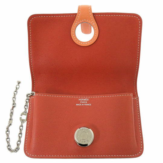 HERMES Coin case Swift Crevetto Dogon Women Used Authentic