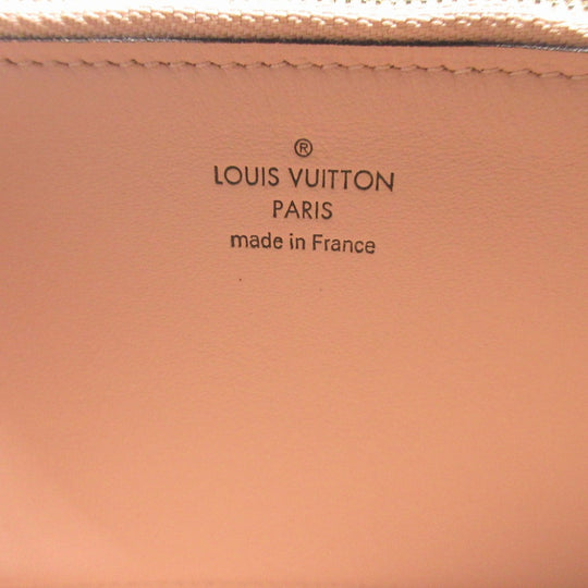 LOUIS VUITTON Long Wallet Purse M68582 leather Blue Marine L-shaped fastener Portefeuille comet unisex(Unisex) Used Authentic