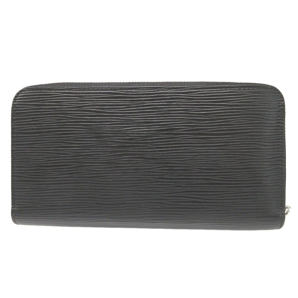 LOUIS VUITTON Long Wallet Purse M61857 Epi Leather Noir Zip Around Epi Zippy wallet Women(Unisex) Used Authentic
