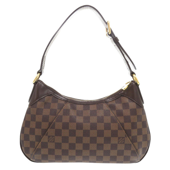LOUIS VUITTON Shoulder Bag N48180 Damier canvas Ebene Damier Thames PM Women Used Authentic