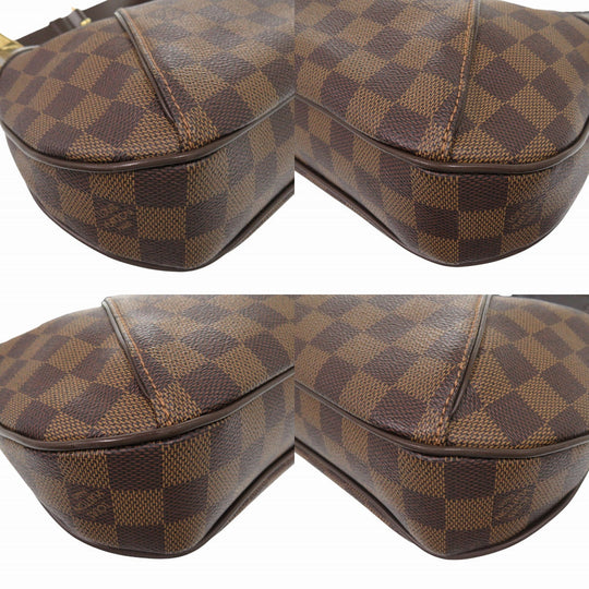 LOUIS VUITTON Shoulder Bag N48180 Damier canvas Ebene Damier Thames PM Women Used Authentic