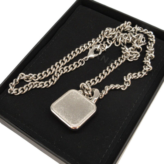 CHANEL Necklace Metal, Stone Silver Star Pendant COCO Mark Women(Unisex) Used Authentic