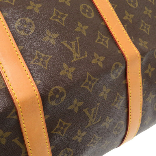 LOUIS VUITTON Boston Duffel bag M41424 Monogram canvas Brown Monogram Keepall 55 mens(Unisex) Used Authentic