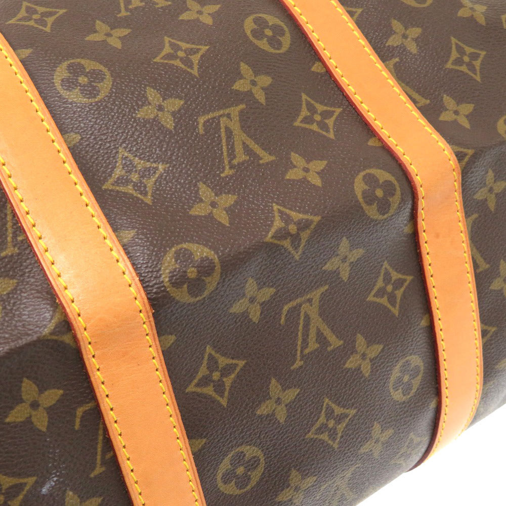 LOUIS VUITTON Boston Duffel bag M41424 Monogram canvas Brown Monogram Keepall 55 mens(Unisex) Used Authentic