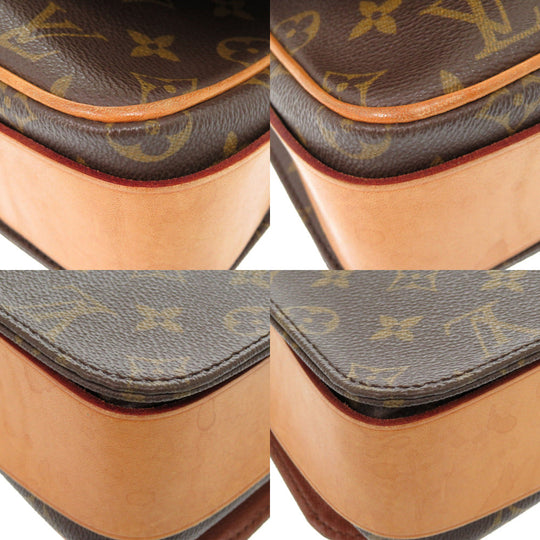 LOUIS VUITTON Shoulder Bag M51252 Monogram canvas Brown Monogram Cartouchiere 26 Women Used Authentic