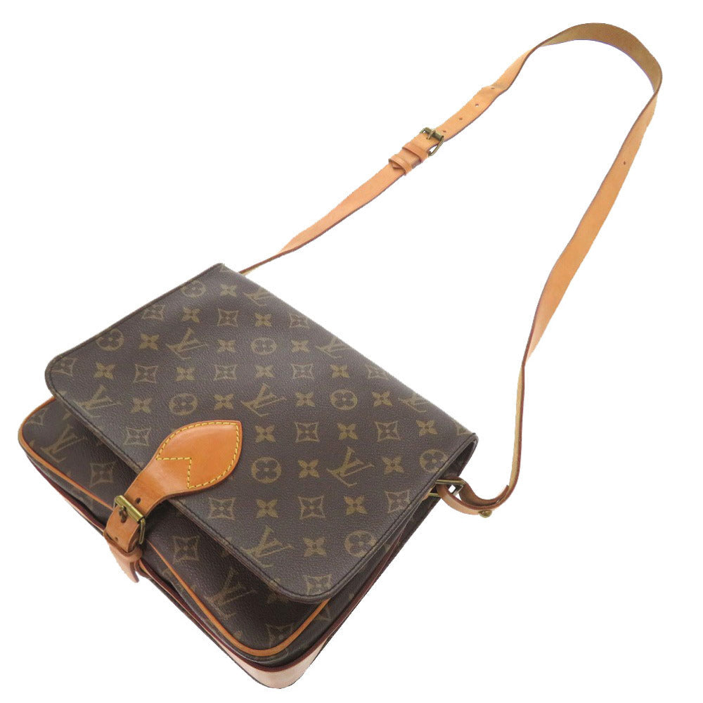 LOUIS VUITTON Shoulder Bag M51252 Monogram canvas Brown Monogram Cartouchiere 26 Women Used Authentic