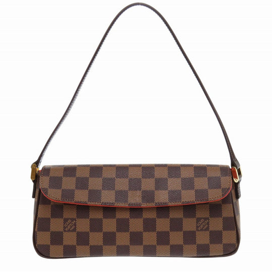 LOUIS VUITTON Handbag N51299 Damier canvas Ebene Damier Recolator Women Used Authentic