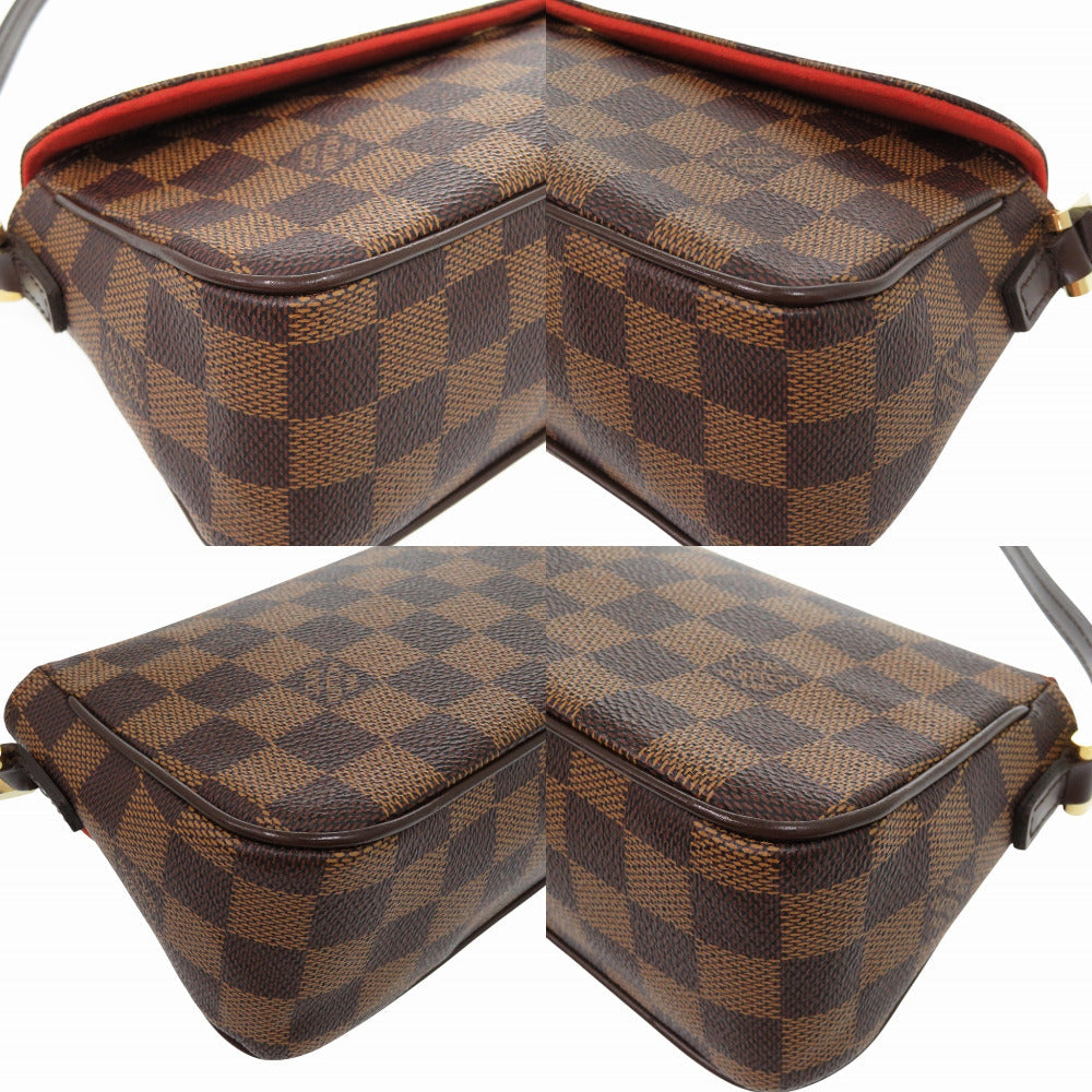 LOUIS VUITTON Handbag N51299 Damier canvas Ebene Damier Recolator Women Used Authentic