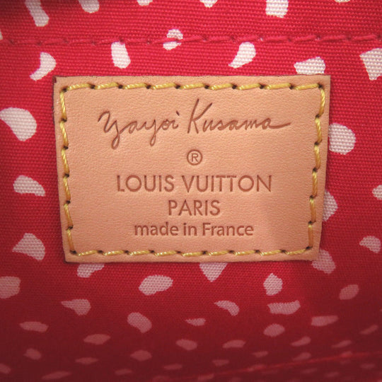 LOUIS VUITTON Pouch M91428 Monogram Vernis Red Yayoi Kusama Dot Infinity Monogram Vernis Pochette Accessoires Accessory Pouch Women Used Authentic