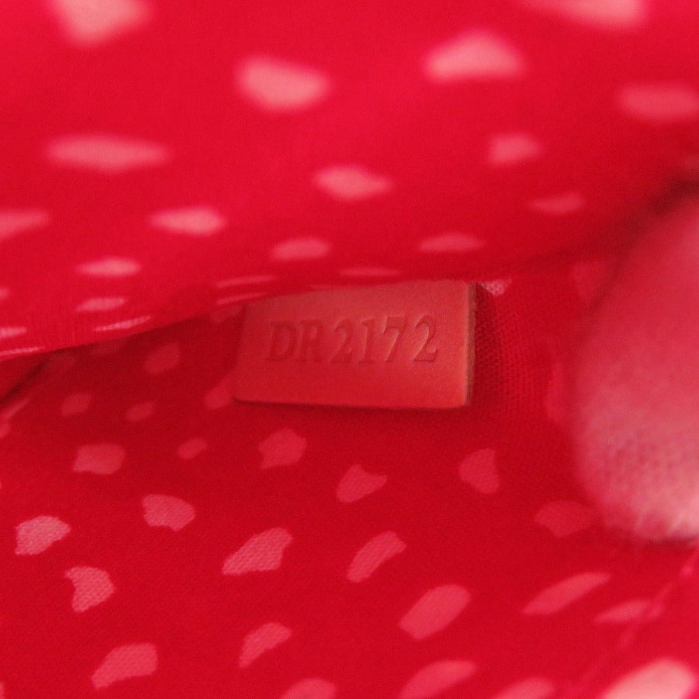 LOUIS VUITTON Pouch M91428 Monogram Vernis Red Yayoi Kusama Dot Infinity Monogram Vernis Pochette Accessoires Accessory Pouch Women Used Authentic