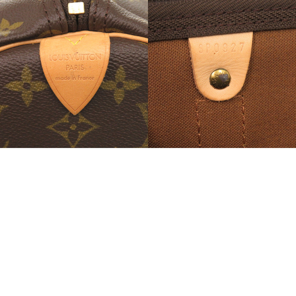 LOUIS VUITTON Boston Duffel bag M41428 Monogram canvas Brown Monogram Keepall 45 mens Used Authentic