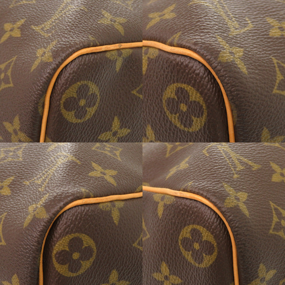 LOUIS VUITTON Boston Duffel bag M41428 Monogram canvas Brown Monogram Keepall 45 mens Used Authentic