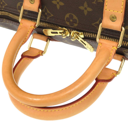LOUIS VUITTON Boston Duffel bag M41428 Monogram canvas Brown Monogram Keepall 45 mens Used Authentic