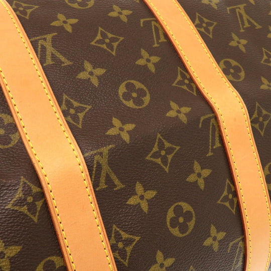 LOUIS VUITTON Boston Duffel bag M41428 Monogram canvas Brown Monogram Keepall 45 mens Used Authentic