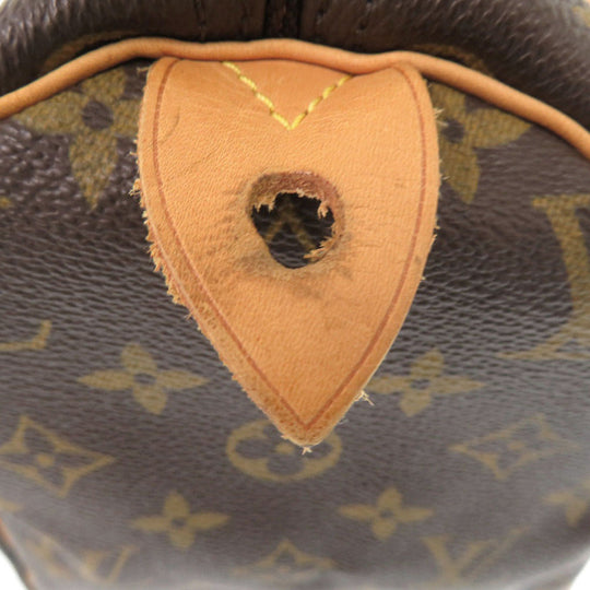 LOUIS VUITTON Handbag M41526 Monogram canvas Brown Speedy 30 Women Used Authentic