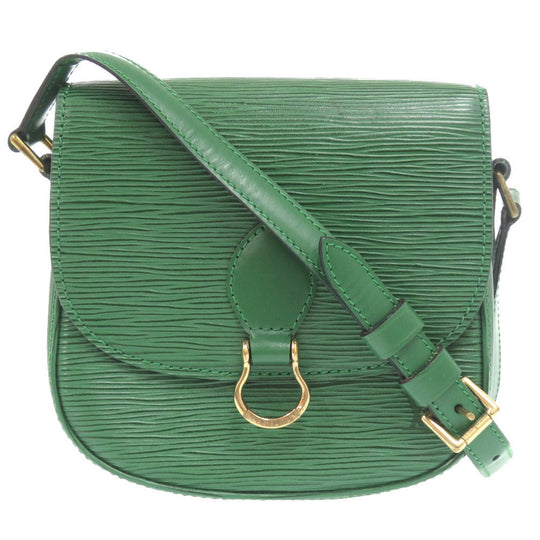 LOUIS VUITTON Shoulder Bag M52214 Epi Leather Borneo Green Epi Mini Saint-Cloud Women Used Authentic