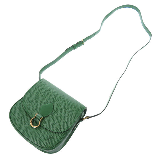 LOUIS VUITTON Shoulder Bag M52214 Epi Leather Borneo Green Epi Mini Saint-Cloud Women Used Authentic