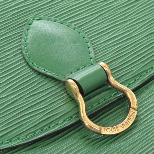 LOUIS VUITTON Shoulder Bag M52214 Epi Leather Borneo Green Epi Mini Saint-Cloud Women Used Authentic