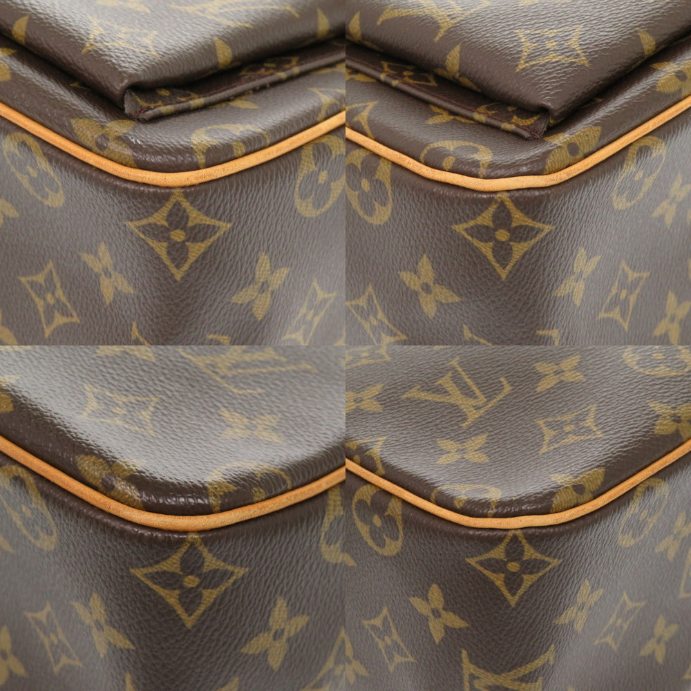 LOUIS VUITTON Shoulder Bag M51163 Monogram canvas Brown Monogram Vivasite GM Women Used Authentic