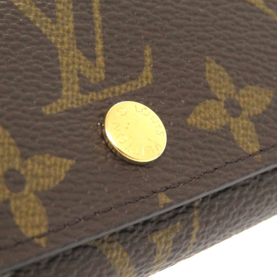 LOUIS VUITTON Key case Key holder  M69517 Monogram canvas Brown Monogram Multicles4 Women Used Authentic