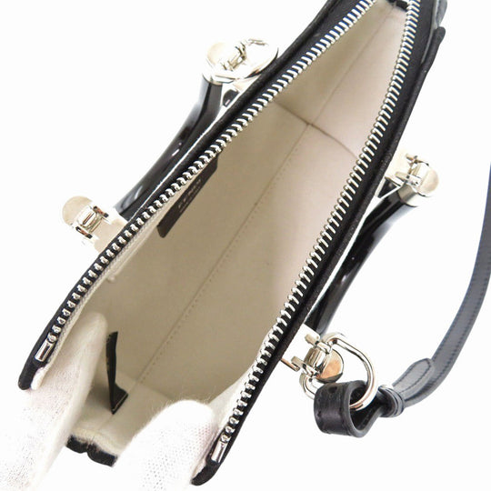 FENDI Handbag 8BS067 ANVG Canvas, Leather white By the way small Women Used Authentic