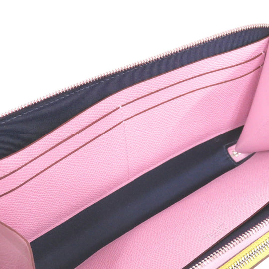 HERMES Long Wallet Purse Epsom Morve Silvestre