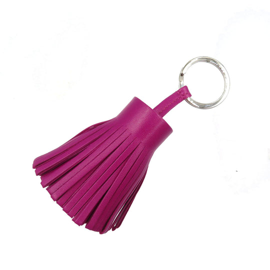 HERMES key ring Swift Rose purple Carmen unisex(Unisex) Used Authentic