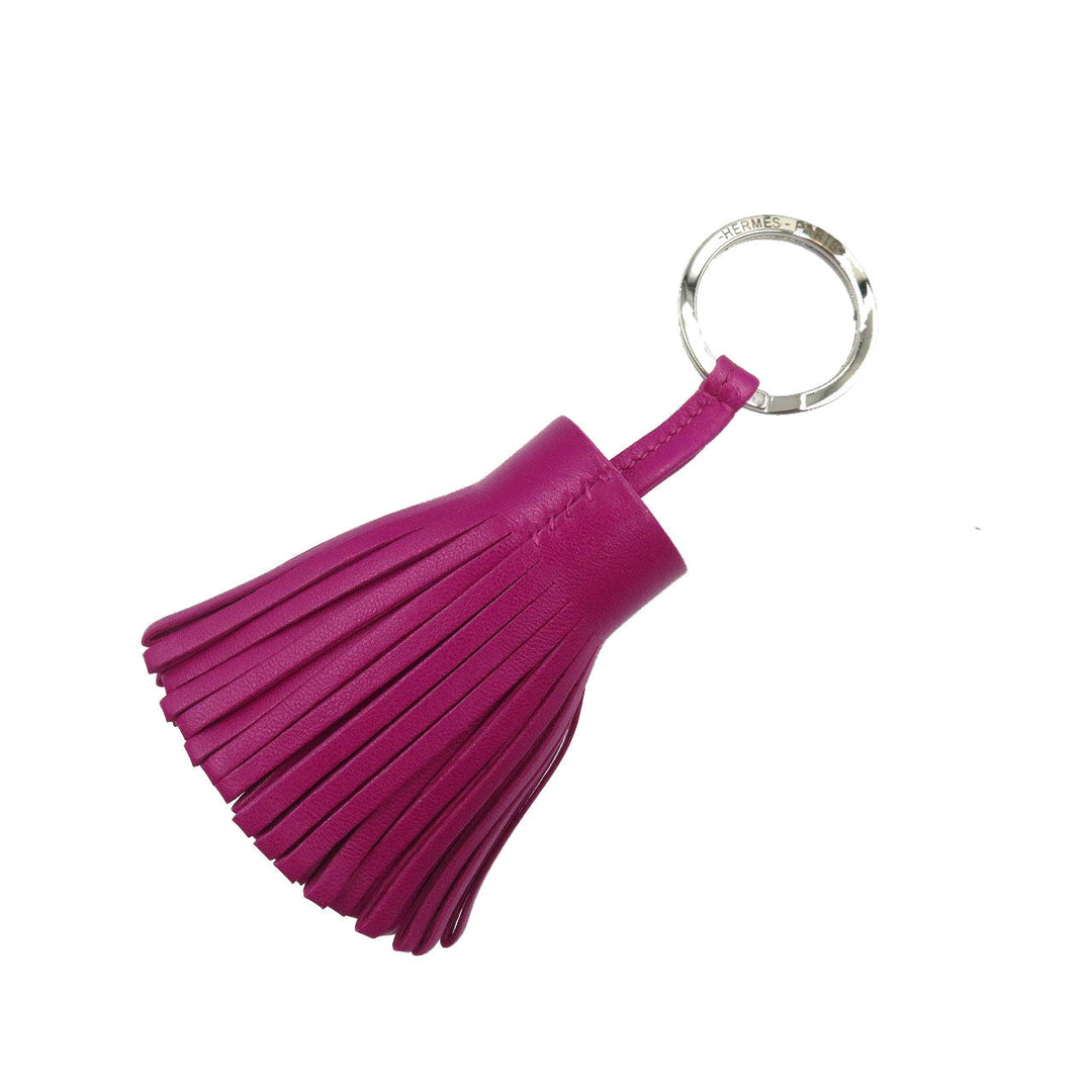 HERMES key ring Swift Rose purple Carmen unisex(Unisex) Used Authentic