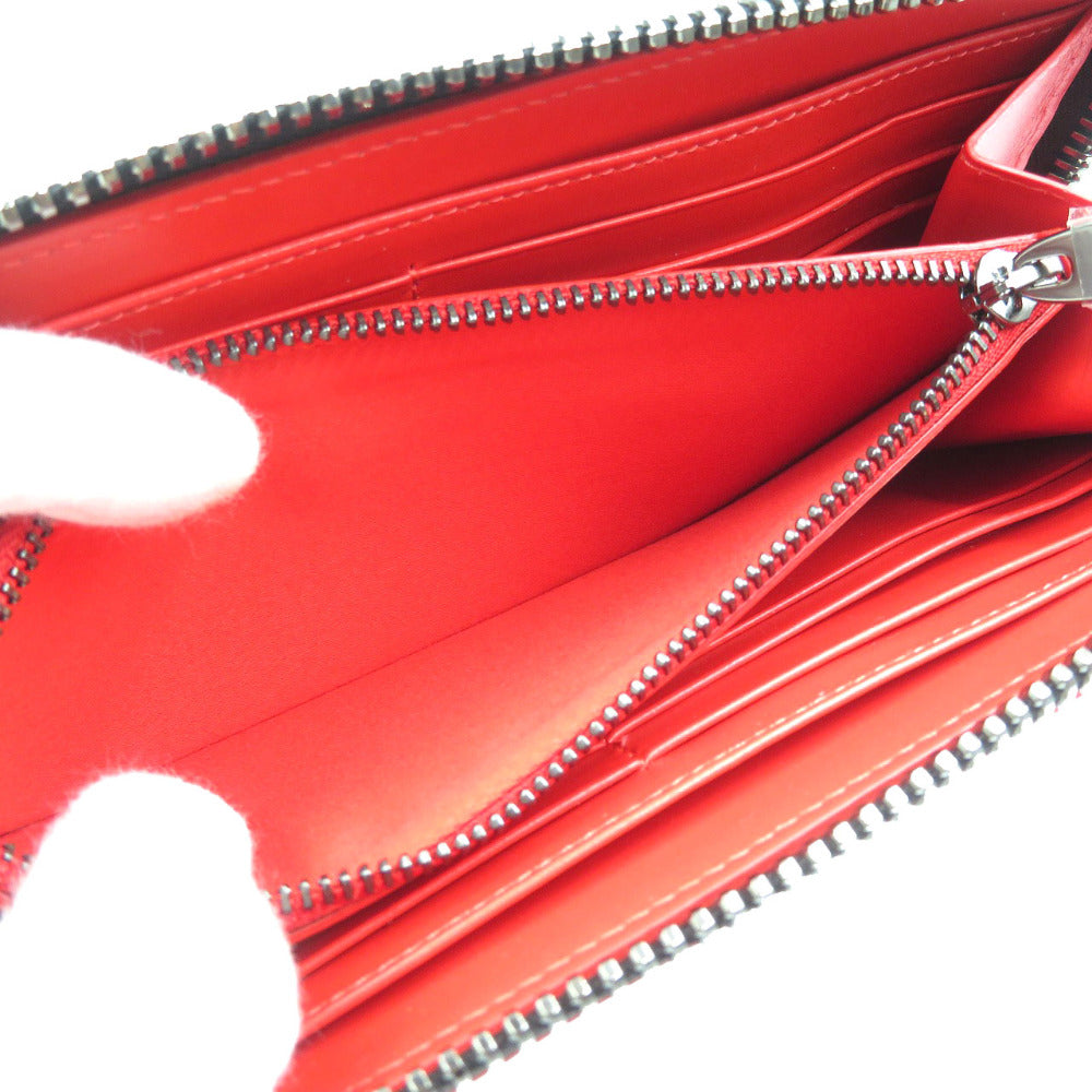 Christian Louboutin Long Wallet Purse 3165145 Calfskin black Panettone mens Used Authentic