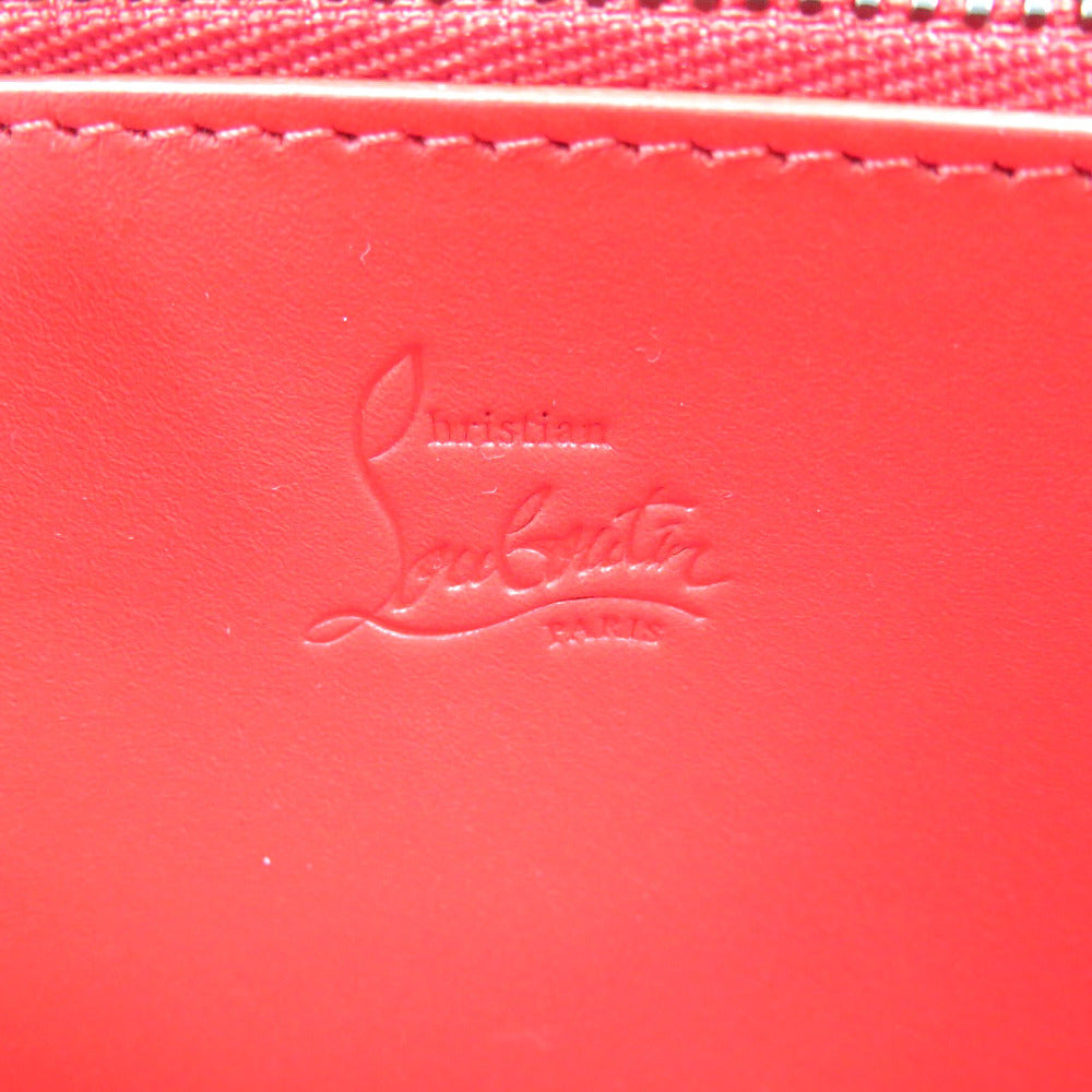 Christian Louboutin Long Wallet Purse 3165145 Calfskin black Panettone mens Used Authentic