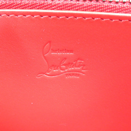 Christian Louboutin Long Wallet Purse 3165145 Calfskin black Panettone mens Used Authentic