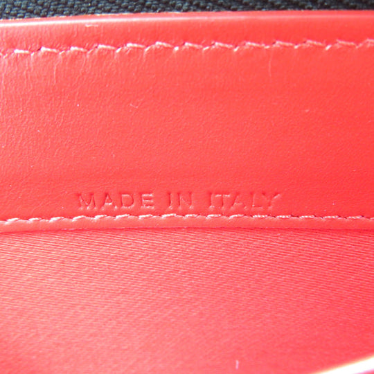 Christian Louboutin Long Wallet Purse 3165145 Calfskin black Panettone mens Used Authentic