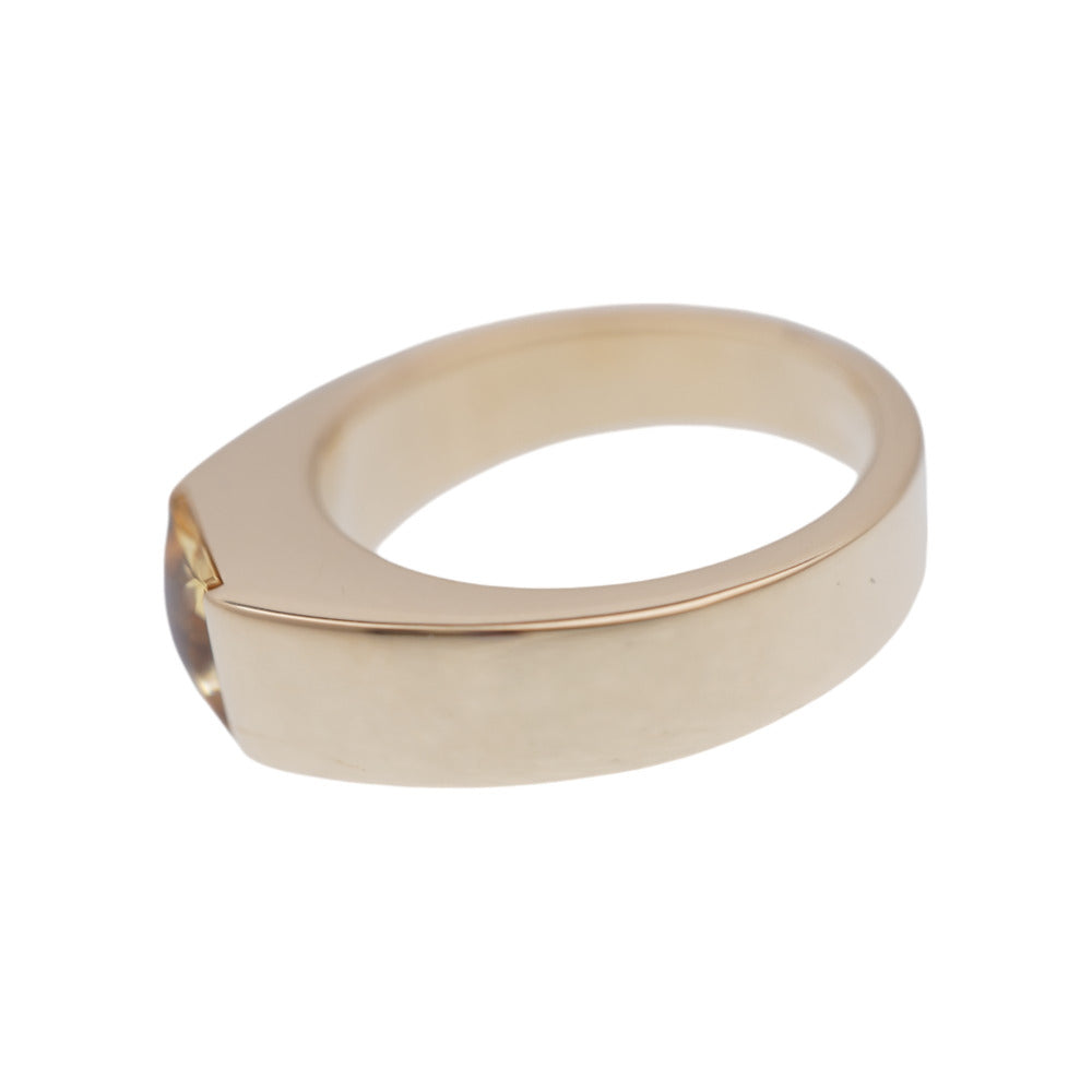 CARTIER Ring Citrine, 18K Yellow Gold gold tank Women 50 Used Authentic