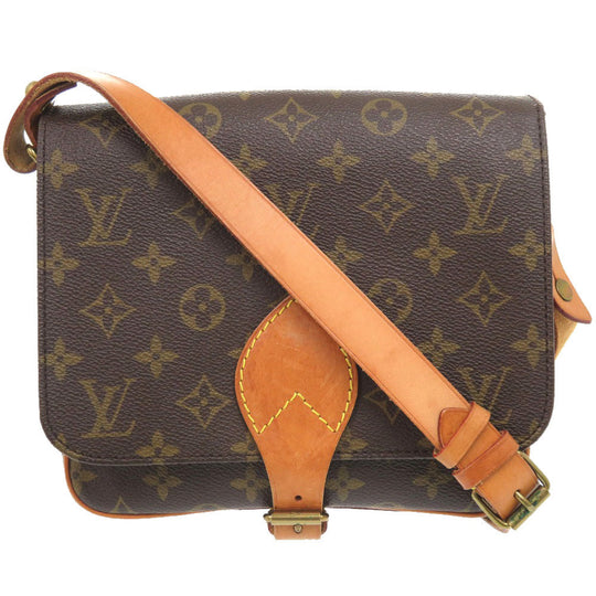 LOUIS VUITTON Shoulder Bag M51253 Monogram canvas Brown Monogram Cartouchiere 22 Women Used Authentic
