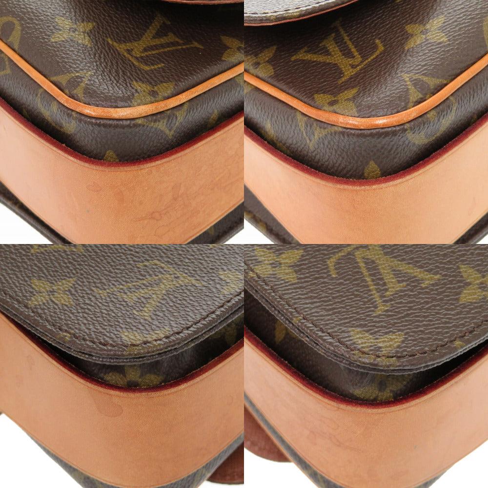 LOUIS VUITTON Shoulder Bag M51253 Monogram canvas Brown Monogram Cartouchiere 22 Women Used Authentic