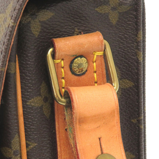 LOUIS VUITTON Shoulder Bag M51253 Monogram canvas Brown Monogram Cartouchiere 22 Women Used Authentic