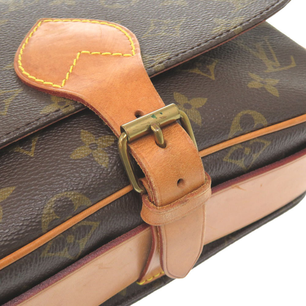 LOUIS VUITTON Shoulder Bag M51253 Monogram canvas Brown Monogram Cartouchiere 22 Women Used Authentic