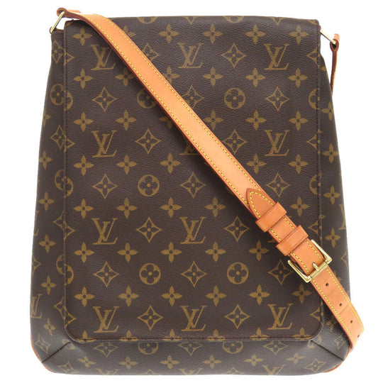 LOUIS VUITTON Shoulder Bag M51256 Monogram canvas Brown Monogram Musette Women Used Authentic