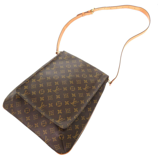 LOUIS VUITTON Shoulder Bag M51256 Monogram canvas Brown Monogram Musette Women Used Authentic