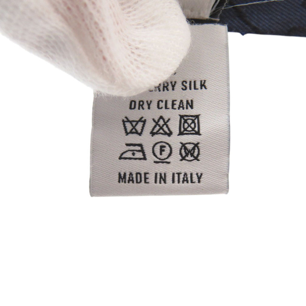 Berluti scarf silk Navy Scritto Bag Scarf