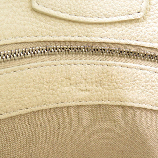 Berluti Briefcase Leather, PVC white Twojours XS mens(Unisex) Used Authentic