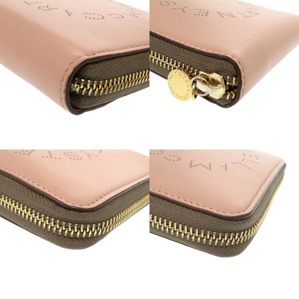 Stella McCartney Bifold Wallet leather pink Women Used Authentic