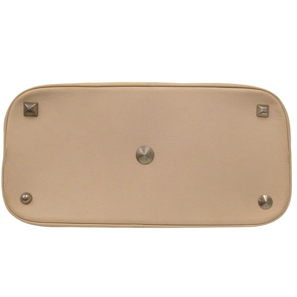 Maison Margiela Shoulder Bag S56WD0038 Grainy leather beige 2WAYShoulder Bag Tote Bag 5AC Women Used Authentic