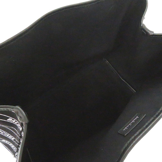 BALENCIAGA Handbag 339933 canvas black Balenciaga Navy Cabas S NAVYCABAS with pouch Women Used Authentic