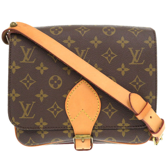 LOUIS VUITTON Shoulder Bag M51253 Monogram canvas Brown Monogram Cartouchiere 22 Women Used Authentic