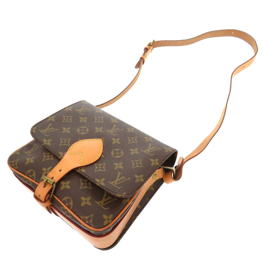 LOUIS VUITTON Shoulder Bag M51253 Monogram canvas Brown Monogram Cartouchiere 22 Women Used Authentic