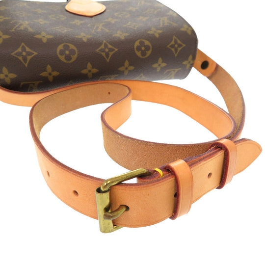 LOUIS VUITTON Shoulder Bag M51253 Monogram canvas Brown Monogram Cartouchiere 22 Women Used Authentic