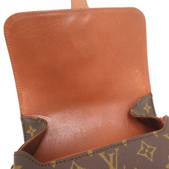 LOUIS VUITTON Shoulder Bag M51253 Monogram canvas Brown Monogram Cartouchiere 22 Women Used Authentic