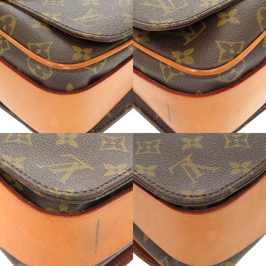 LOUIS VUITTON Shoulder Bag M51253 Monogram canvas Brown Monogram Cartouchiere 22 Women Used Authentic